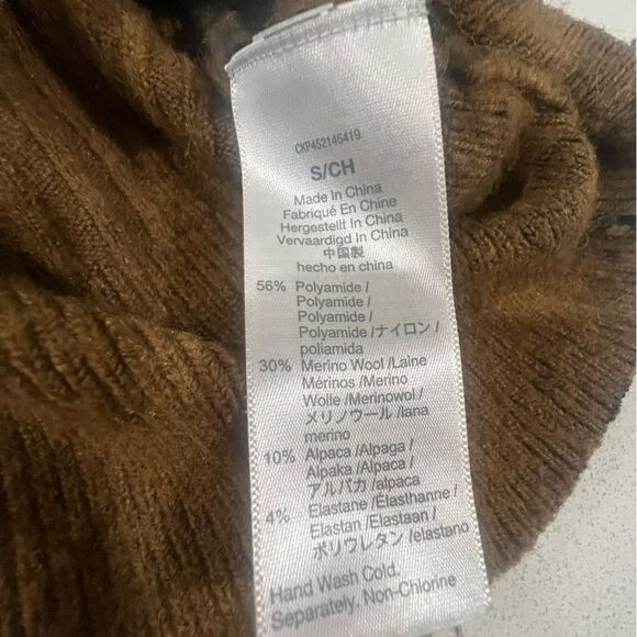 J.Crew Women’s Alpaca Blend Animal Print Button-Down Cardigan Sweater Size S - Picture 6 of 12